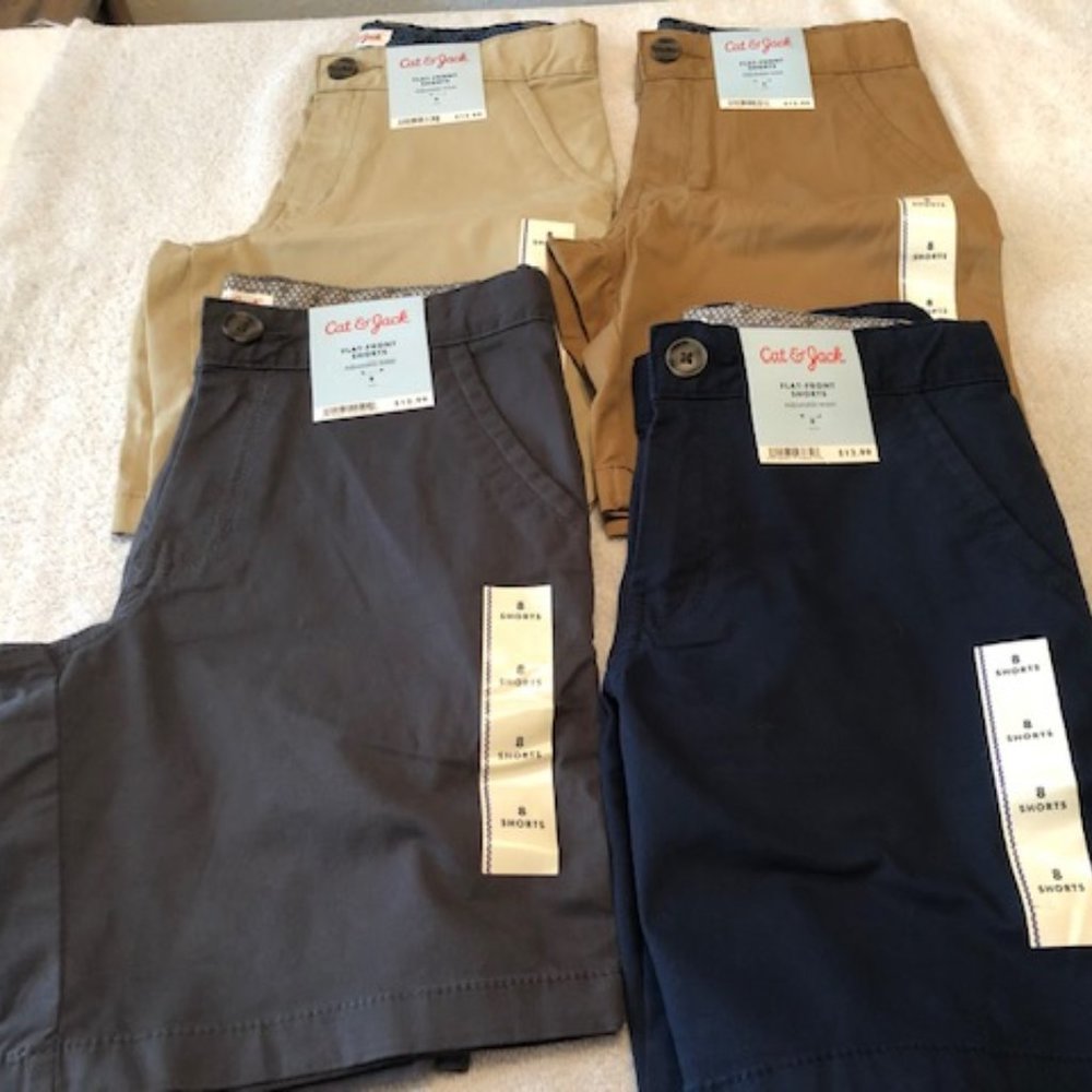NEW~Boys Uniform Shorts (4 pairs)